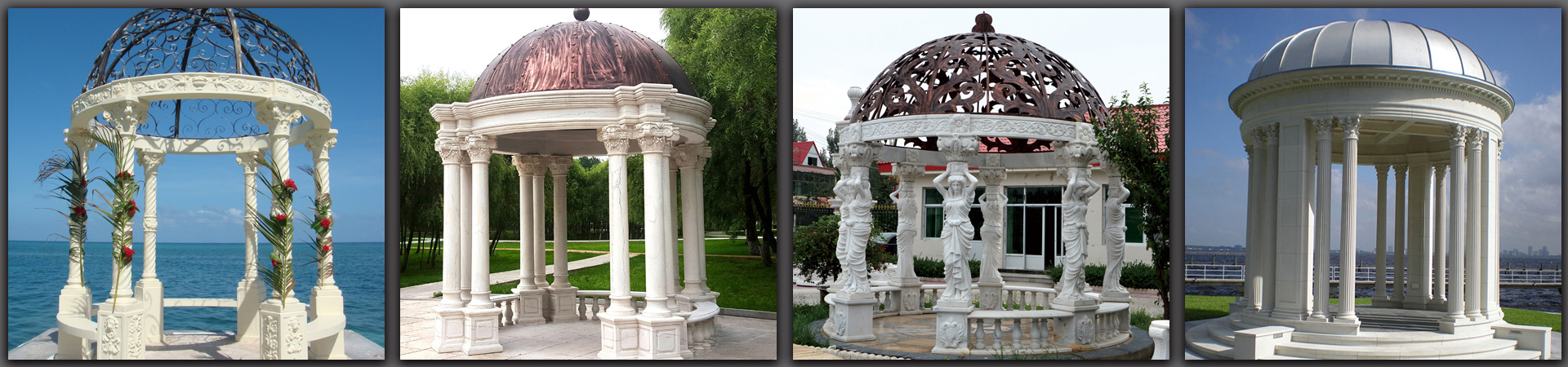 stone gazebo for wedding