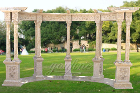 High quality hand carved grand marble gazebos